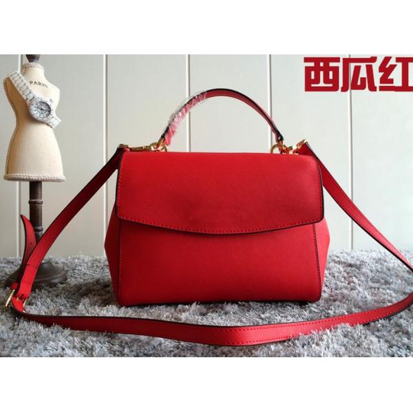 Female European and American fashion leather handbags embossed first layer of leather mini bag