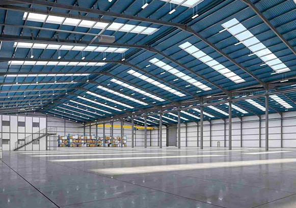 Hurricane Proof Prefabricated Steel Buildings Easy Installation Steel Shed Workshop