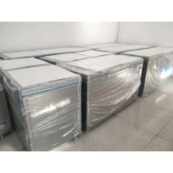 Horizontal freezer a freezer for refrigerating fresh food and meat Direct cooling