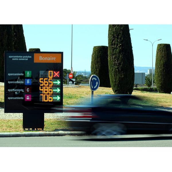 Custom Made P10 VMS Parking Display 160×160mm Module Energy Saving