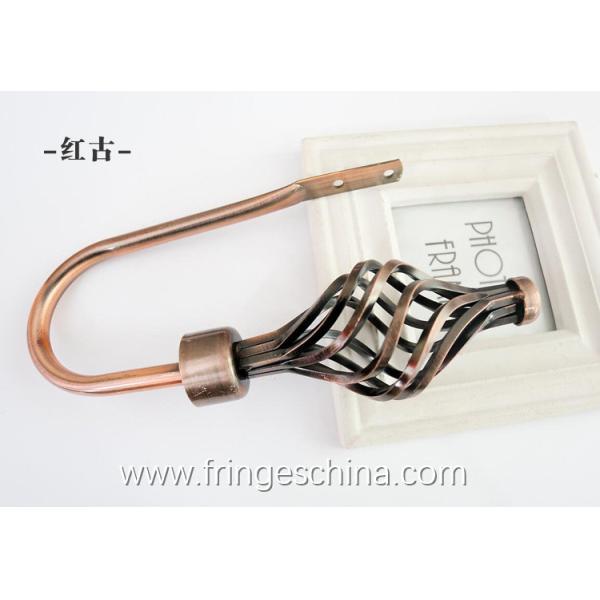High quality classical customized metal zinc alloy curtain hooks for home decorations