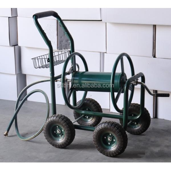 Save Space and Increase Efficiency with Our Customized Garden Watering Hose Reel Cart