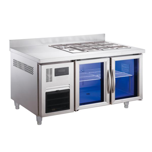 Fruits Vegetables Counter Top Salad Bar Refrigeration