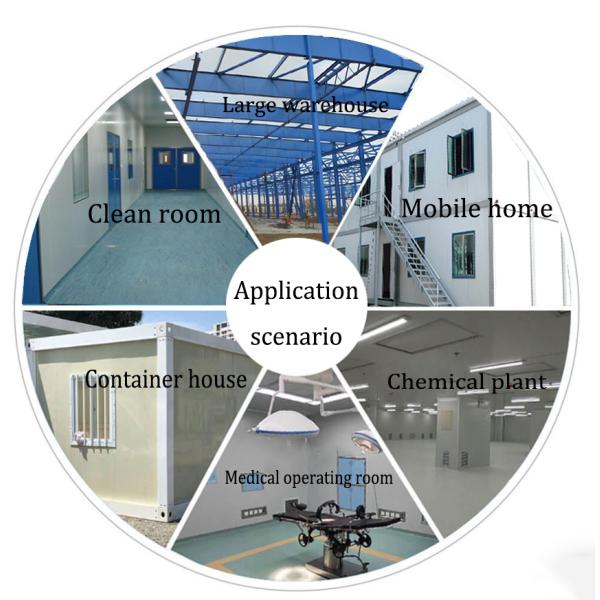 Lightweight White Cold Room Panels 1000mm PU Sandwich Panels For Industrial Building