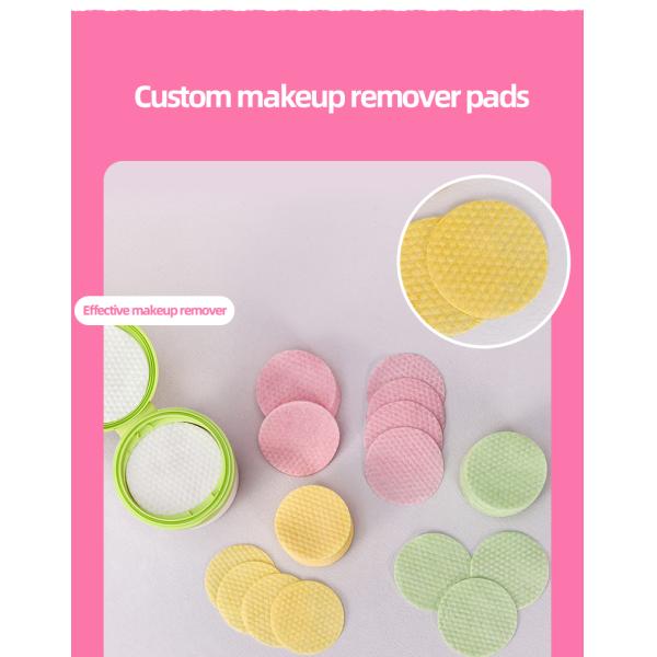 OEM Makeup Remover Cotton Pads Single Layer Salicylic Acid Pad