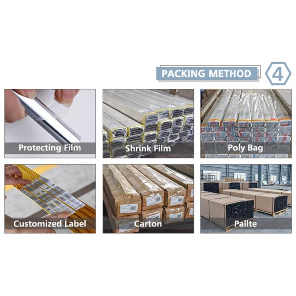 6m Aluminium Curtain Rail Track , TUV Aluminium Corded Curtain Track