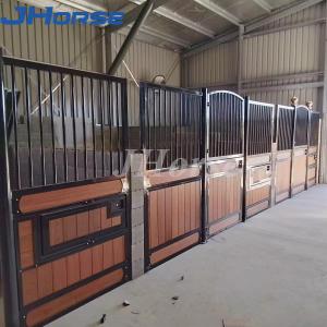 Cheap Secure Easy Install Free Standing Horse Stall Panels Bamboo Wood Interlock Stable Boxes wholesale