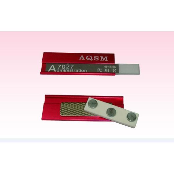 custom engraved name tags magnetic name tags with logo company id badges factory