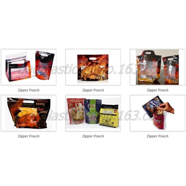 Hot chicken bags, Polypropylene Pouches, rotisserie chicken bags, Stand up Pouches