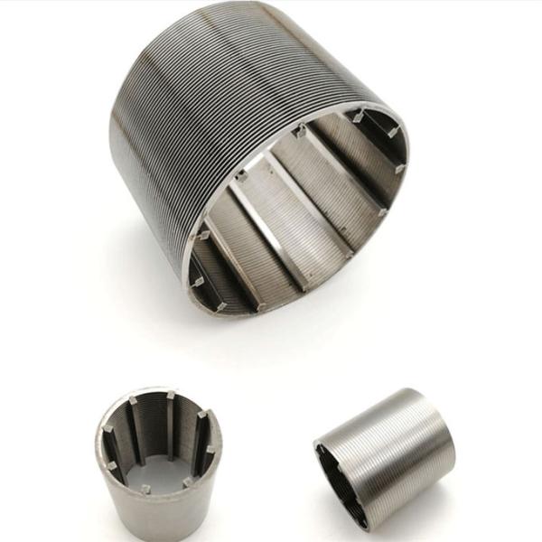 Basket Rotary Drum Hastelloy Johnson Wedge Wire Screens For Koi Pond