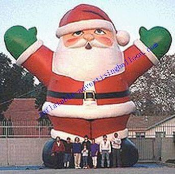 Quality Advertising Custom Durable  Shaped Balloons , Inflatable Large Santa Claus For Christmas Celebration,CHR-1 for sale