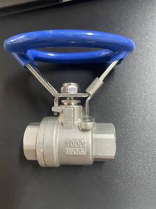 Cheap 2PC Stainless Steel Oval / Round Handle Thread Ball Valve with Shipping Cost Included wholesale