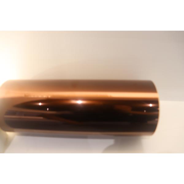 Polyimide film with copper coating employed in flexible circuit contexts