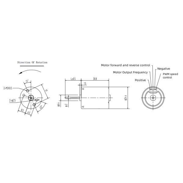 BLDC370 / BLDC2430 6V 12V 24V Brushless DC Brushless DC Motor High Torque Custom OEM
