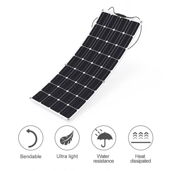 ETFE Mono Silicon Flexible Solar Panels 300w For Home Commercial Solar System