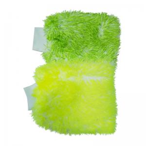 China Customized Microfiber Cleaning Mitt Long Pile Car Wash Cleaning Glove on sale
