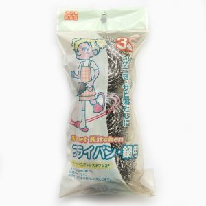 Cheap Household Cleaning Stainless Steel Scrubbers / Spiral Clean Steel Wire Ball wholesale