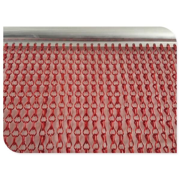 Double Hook Chain Door Fly Screen Chain Link Mesh Curtains 90*210cm 100*200cm