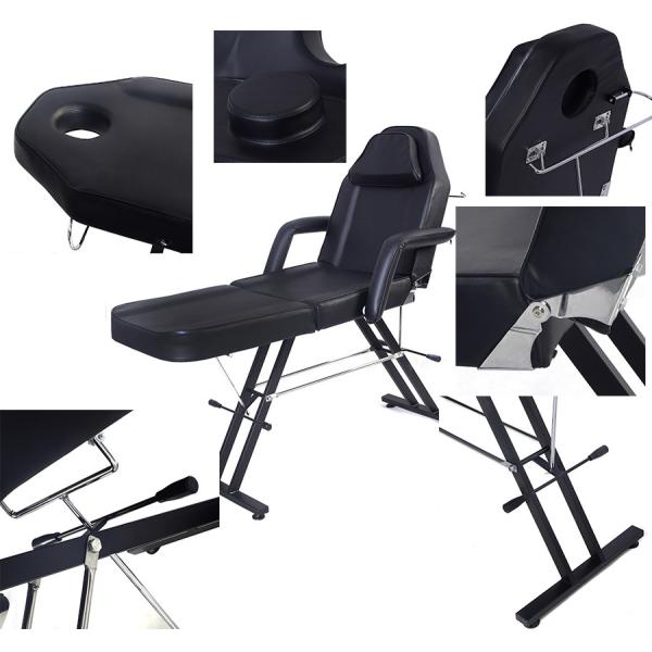 Medical Massage Beauty Treatment Chair / Hydraulic Facial Beauty Bed 190cm Length