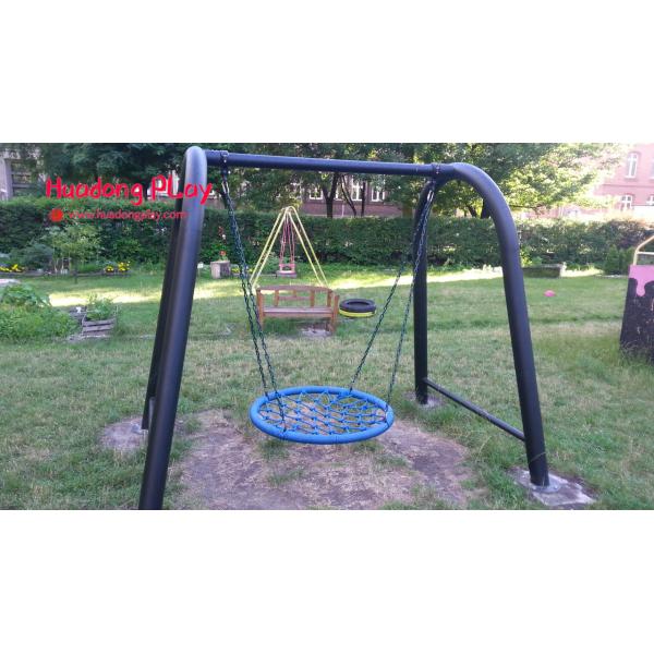 Gs Proved Playground Equipment Swings Single Seat Fashion New Style 0.5cbm