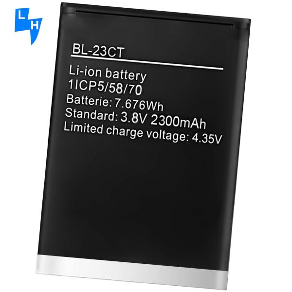 BL-23CT 2300mAh Mobile phone Battery for Tecno WX3 LTE battery Long Lasting and black