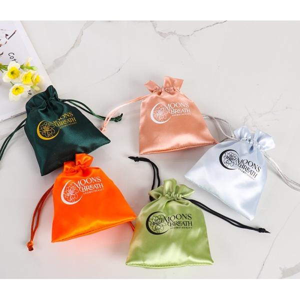 Manufacturers Supply Manufacturers Satin Bag Satin Bag Drawstring Jewelry Bag Jewelry Gift Bag Silk Dust Bag LOGO Printing