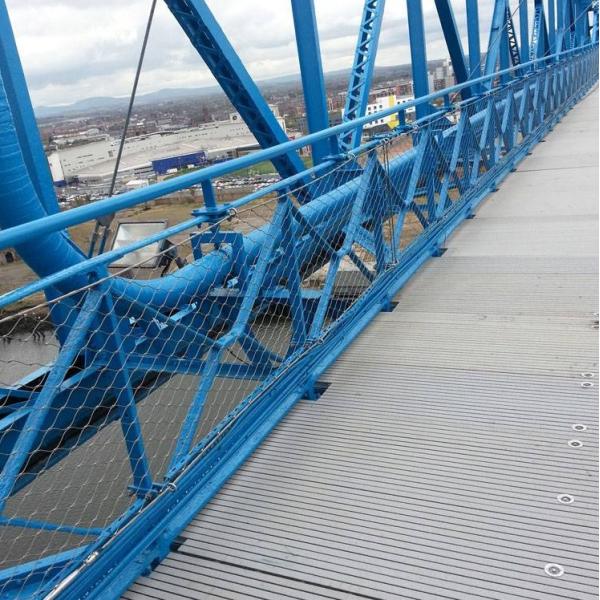 Stainless Steel Metal Rope Mesh 1.2mm - 4.0mm For Amusement Rides