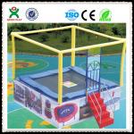 Kids Outdoor Trampoline Park Used Trampoline with Safety Net for Children QX