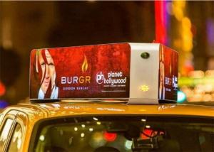 Cheap IP65 P4 Taxi Top Full Color Car Led Sign Outdoor Advertising Screens 1/16 Scan wholesale