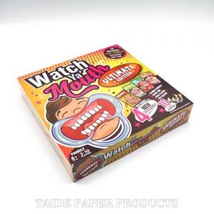 Cheap Customized Fun Paper Board Game Cards , Family Board Games To Play wholesale
