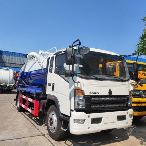 Cheap Sinotruck howo Vacuum Septic Tank Sewer Sewage Suction Truck wholesale