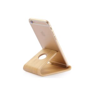 Homemade Wooden Birthday Gifts Bamboo Wooden Mobile Phone Bracket