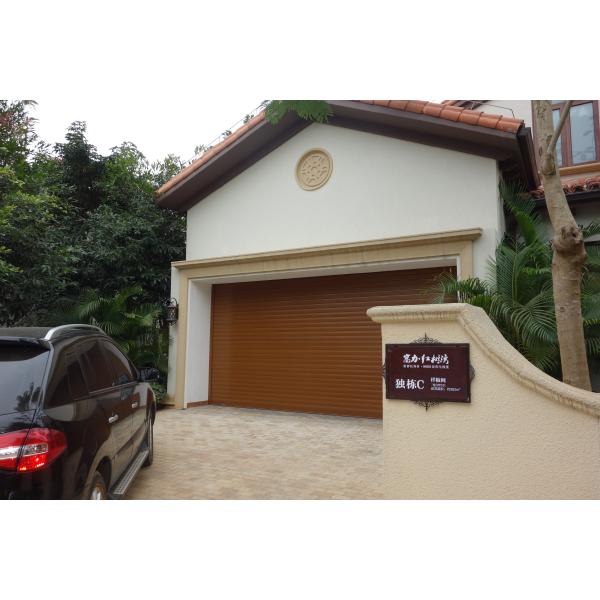Aluminum Electric Garage Doors Sectional Roller Garage Shutter Door