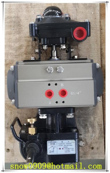 Quality high speed pneumatic rotary actuator with limit switch box for sale