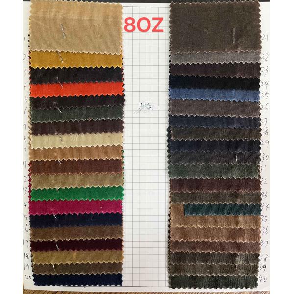 Wholesale Plain Woven Waxed Canvas Cloth by Yard Waterproof Cotton Canvas Fabric for Handbags