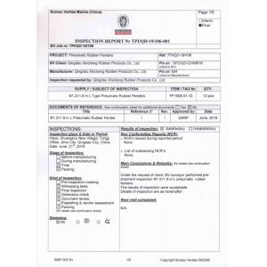 Qingdao Xincheng Rubber Products Co., Ltd. Certifications