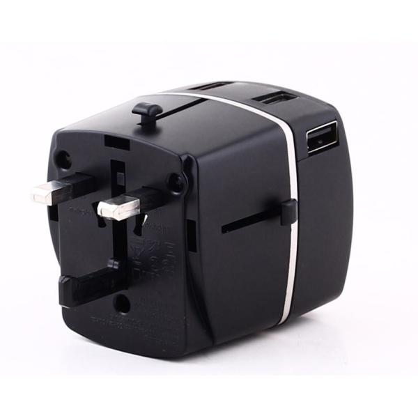 Phone Four Port Fast USB Wall Charger With Conversion Plugs