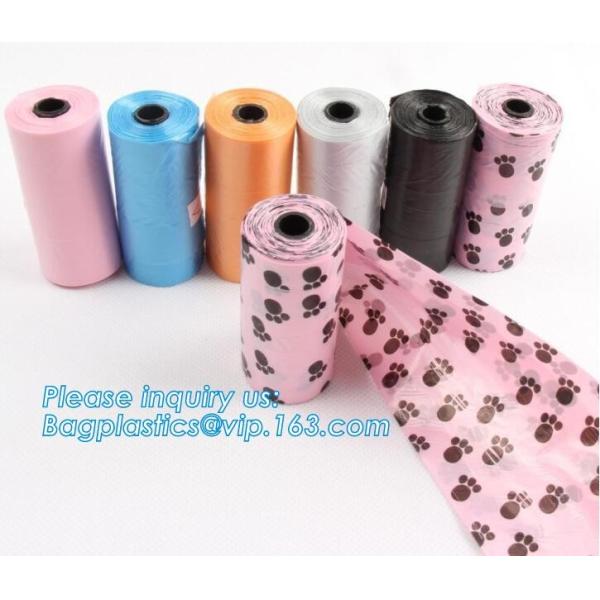 Nappy Baby Disposable Diaper Sacks, Degradable scented disposable baby diaper sack, green tie handle baby diaper sack