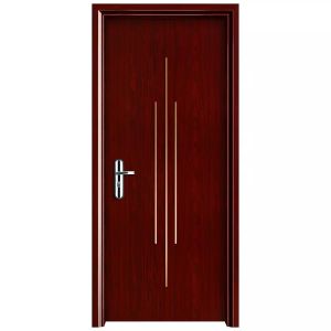 China Waterproof Customized Wooden Plywood Room Door PVC WPC Internal on sale