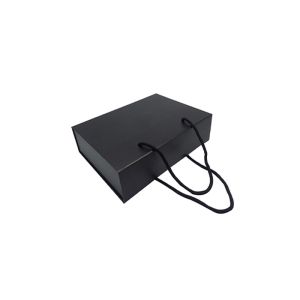 C1S C2S Clothing Gift Boxes With Ribbon Handle UV Glitter