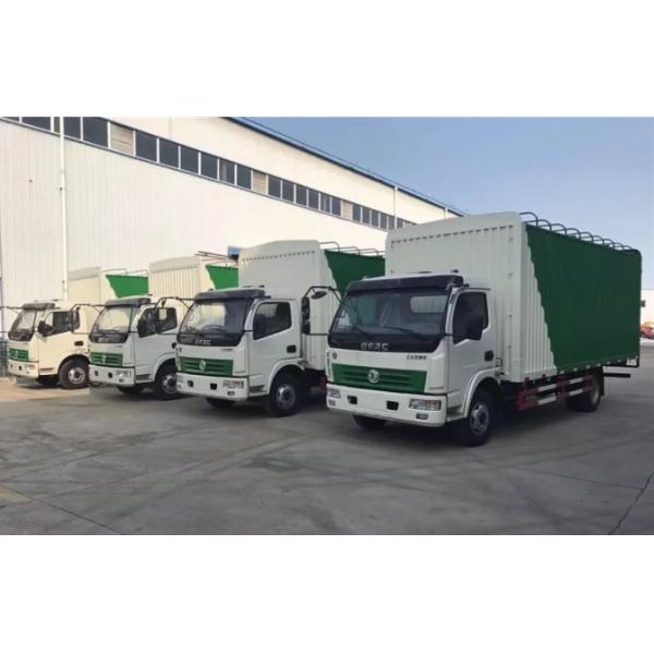 3 Ton Dongfeng Light Duty Cargo Vans , Small 95km/h Steel Box Truck