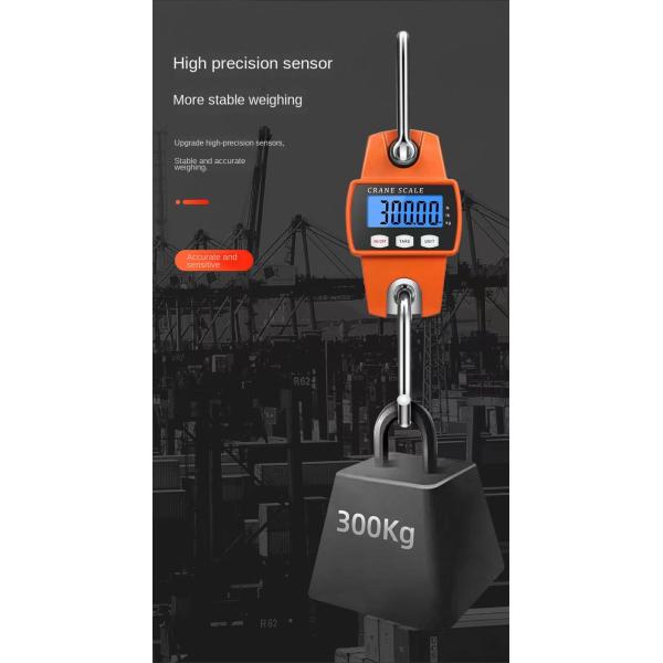 Veidt OCS-L Portable Crane Scale 50kg Capacity Digital Hanging Weight Hook Scale with LCD/LED Display OEM ODM Supported