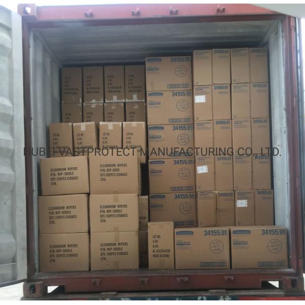 9&quot; Lint Free 100% Polyester Double Knit Cleanroom Wipers