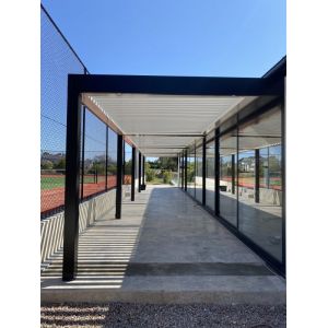 Durable Powder Coated Aluminium Pergola Outdoor SGS Certificate