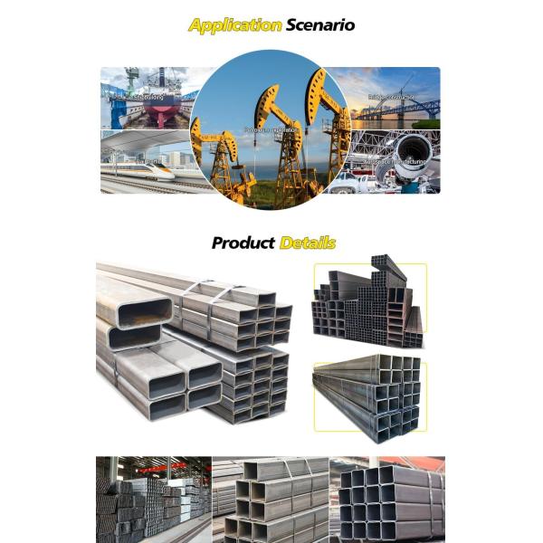 Q215 Q235 Q345 Square Tube 0.5-30mm Wall Thick Hot Dipped Galvanized Square Steel Pipe Prime Quality High Strength ASTM A36 20mm Carbon Steel Square Pipe