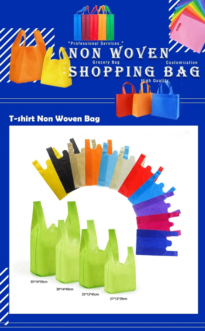 Non-Woven Fabric Production Square Bottom for Vest Shopping Bag