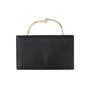 Cheap 18*12cm Gold Kiss Clasp Minaudiere Clutch Frame With Covers wholesale