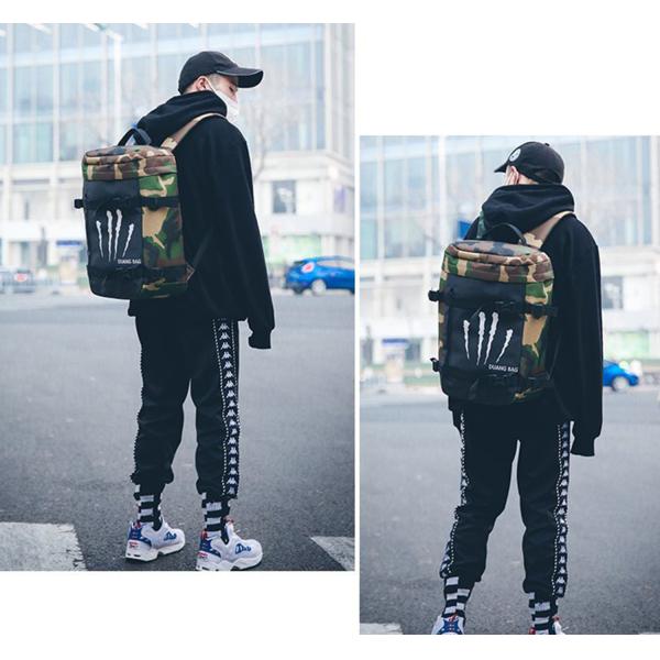 Backpacks male version of the Korean version of fashion personality college students backpack female backpack leisure me