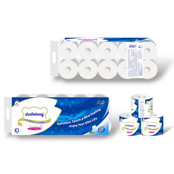 Fragrance Free Disposable Tissue 2 Ply Toilet Paper 100mm*115mm