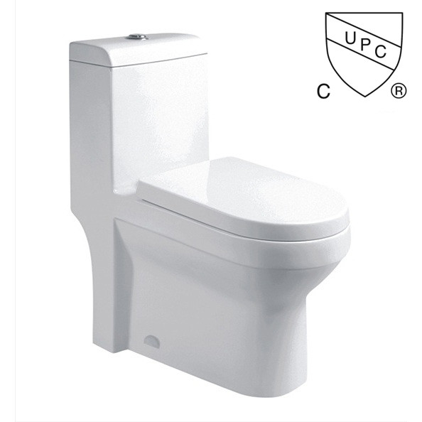 19 Inch Tall Elongated One Piece Floor Mounted Toilet 15 Inch